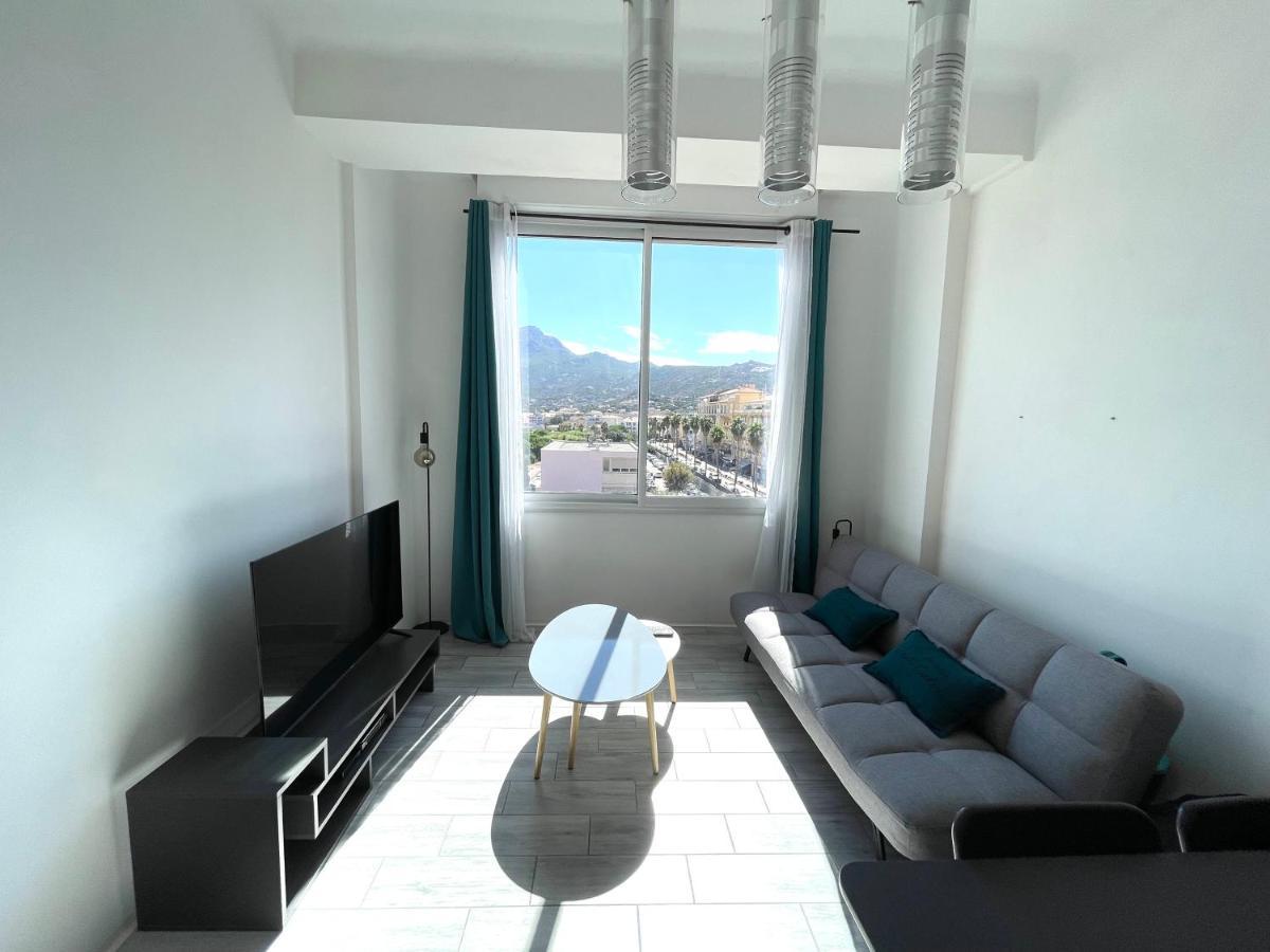 Calvi T2 Climatise, Wifi, Centre-Ville, A Proximite Plage, Commerces, Taxi & Gare, Vue Plage & Montagne Εξωτερικό φωτογραφία