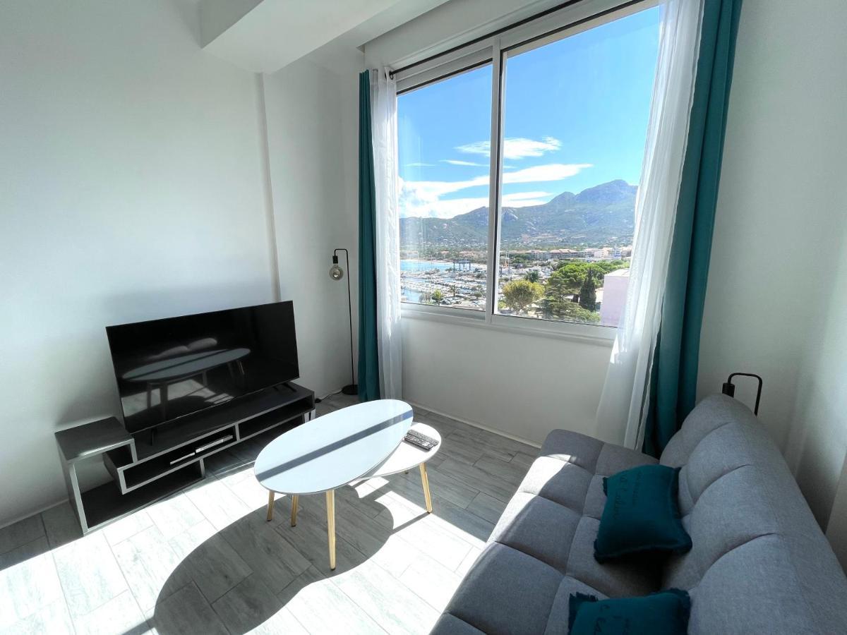 Calvi T2 Climatise, Wifi, Centre-Ville, A Proximite Plage, Commerces, Taxi & Gare, Vue Plage & Montagne Εξωτερικό φωτογραφία